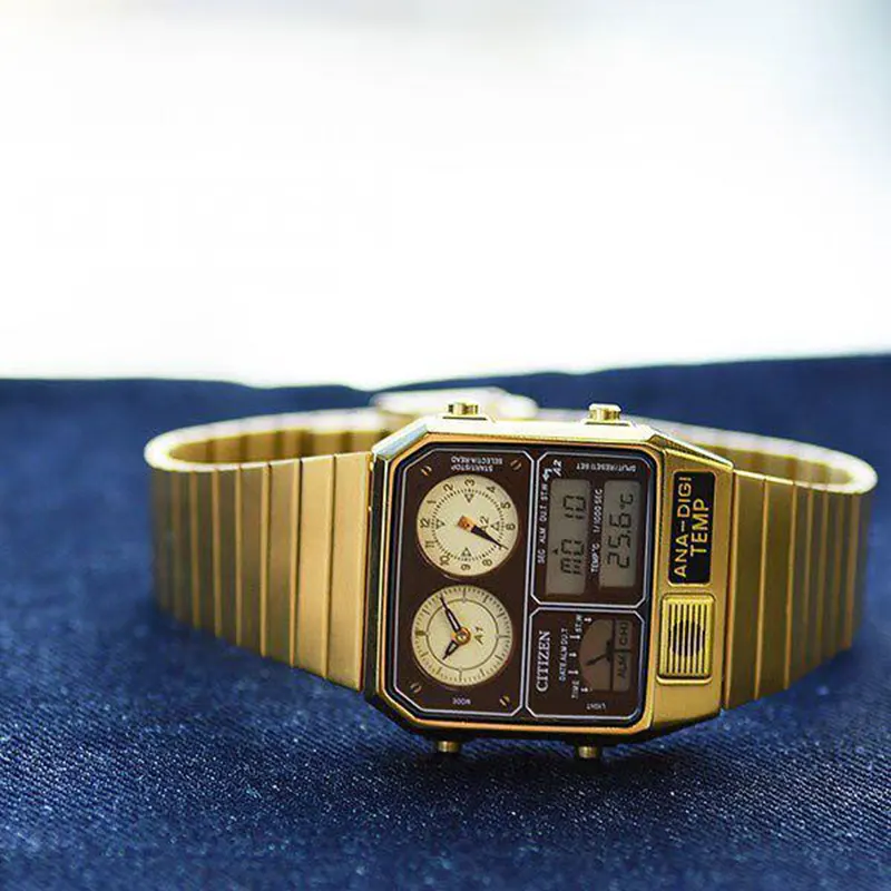 Citizen Vintage Thermometer Gold-tone Men's Watch- JG2103-72X